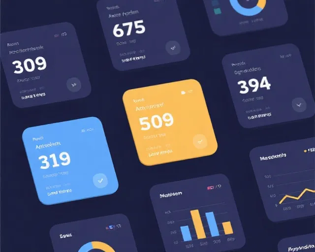 赛事数据面板示意图